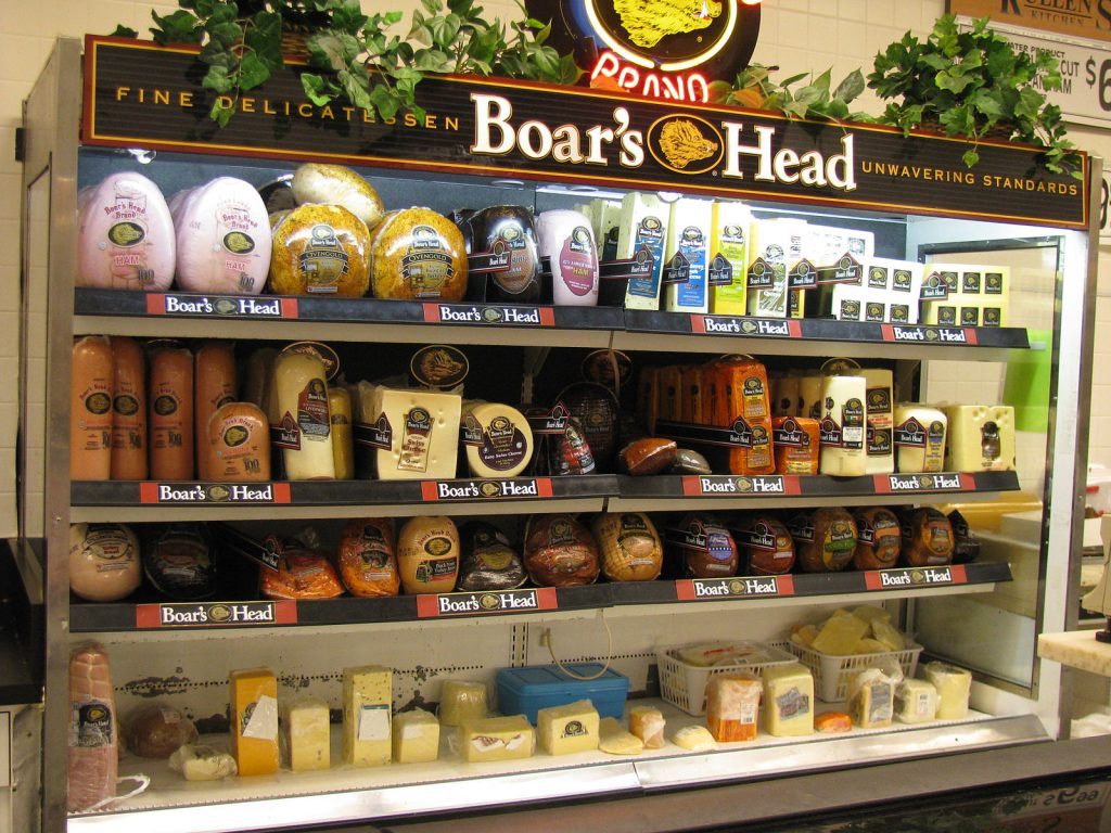 Boar's Head display