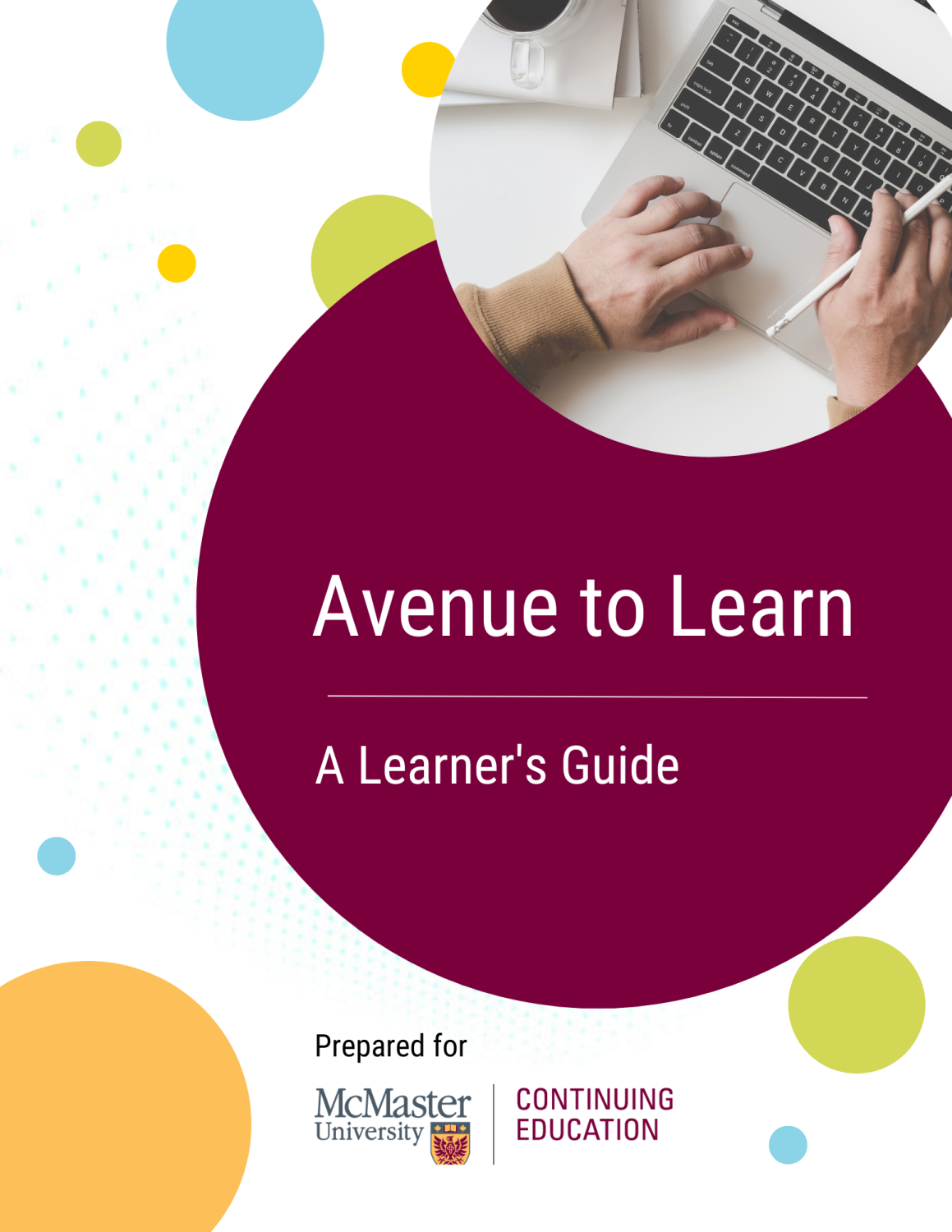 Cover image for Avenue to Learn: A Learner's Guide