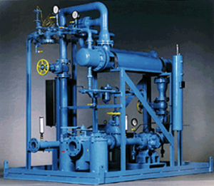 Photograph of an oil pumping and heating set