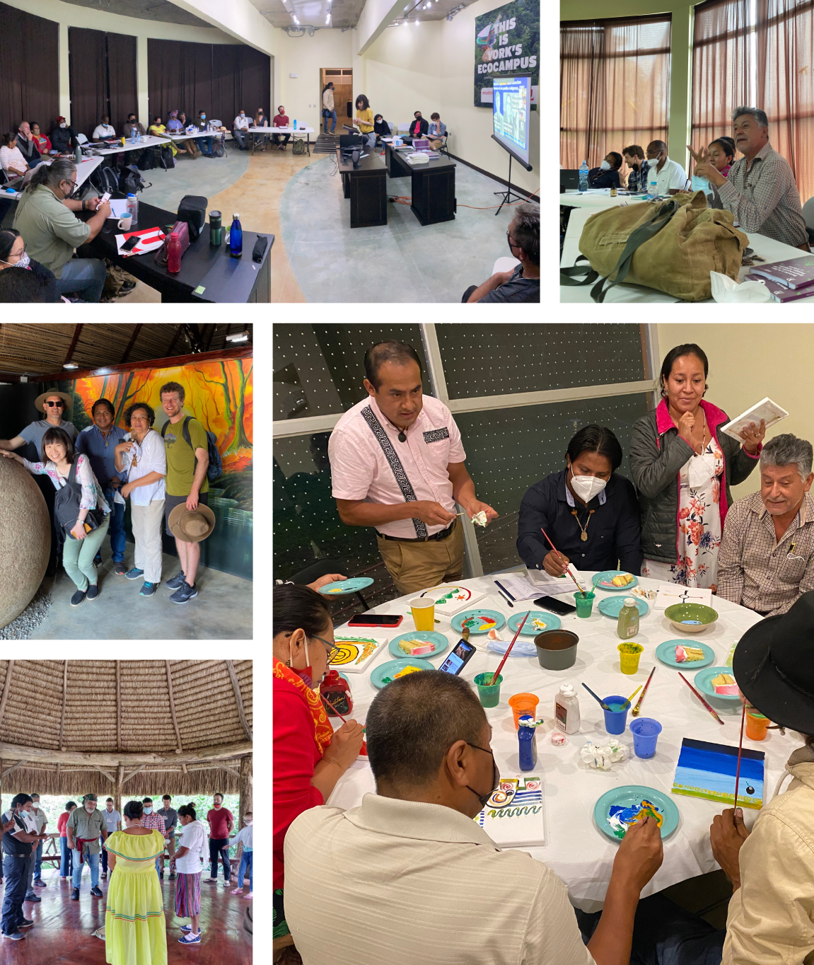 Fotos de las actividades dentro del encuentro