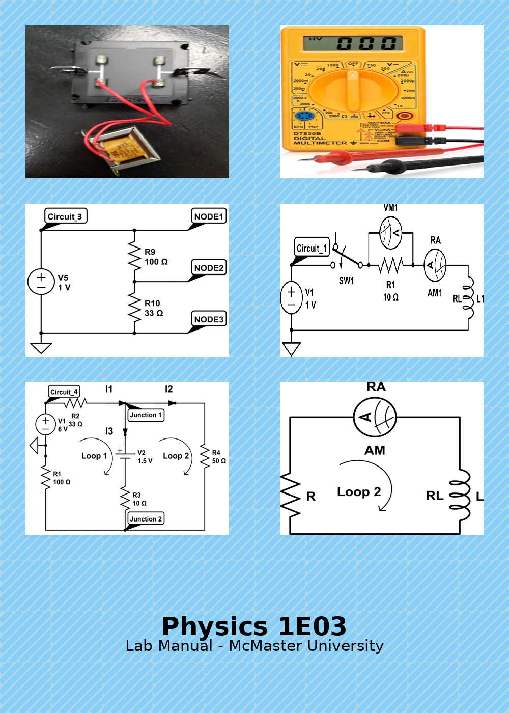 Cover image for Physics 1E03 Lab Manual