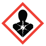 WHMIS health hazard symbol