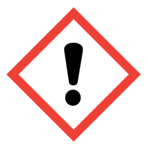 WHMIS symbol for an irritant