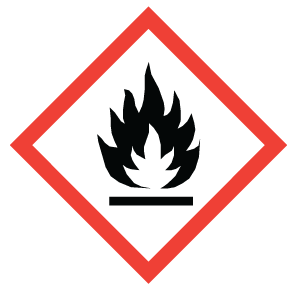 WHMIS flammable symbol
