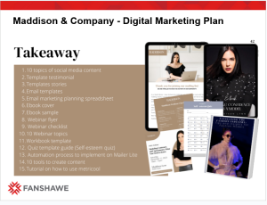 student example of digital marketing plan
