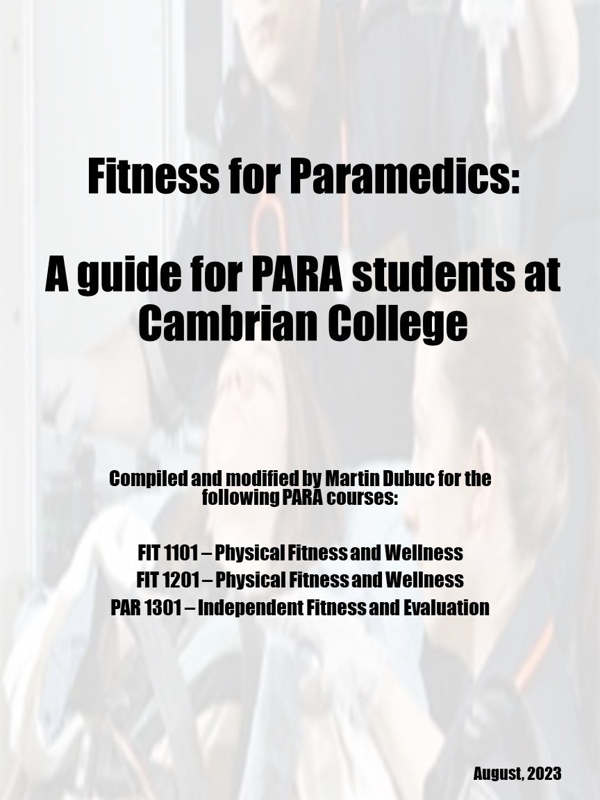 Cover image for Fitness for Paramedics: A Guide for Students at Cambrian College