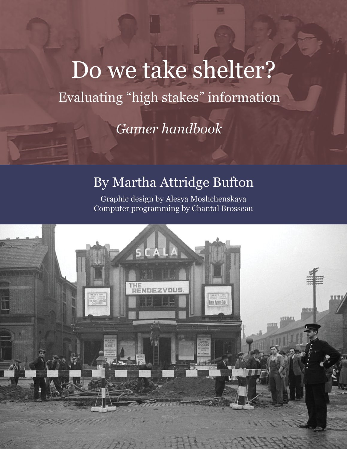 Cover image for Do we take shelter? Gamer handbook