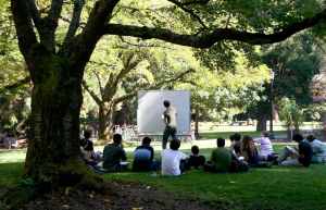 Jalil Teaching Outside