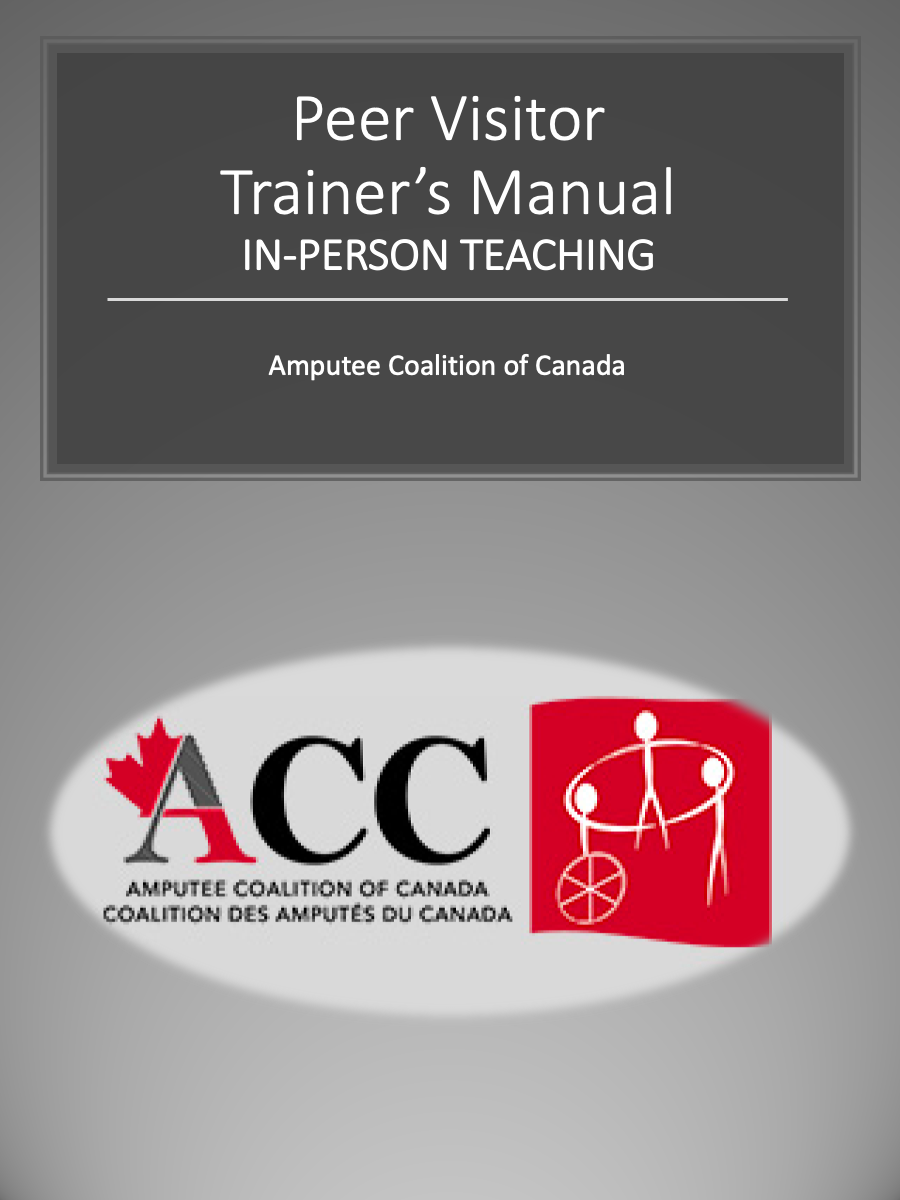 Cover image for ACC Peer Visitor Training Manual - In Person Training (Print Version)