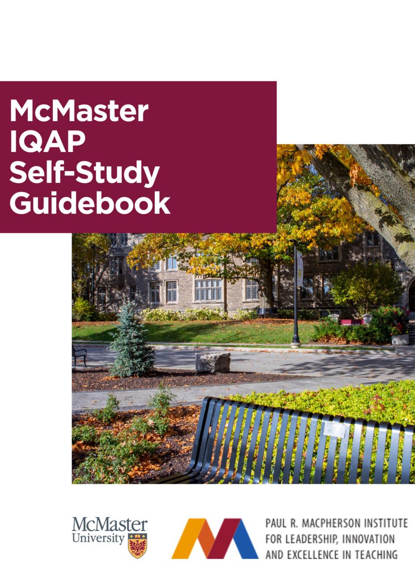 Cover image for McMaster IQAP Self-Study Guidebook