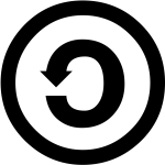 Creative Commons ShareAlike Symbol.