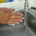 Perform hand hygiene