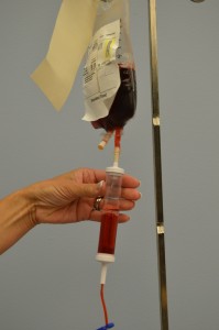 Prime blood tubing