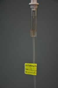 Label IV tubing