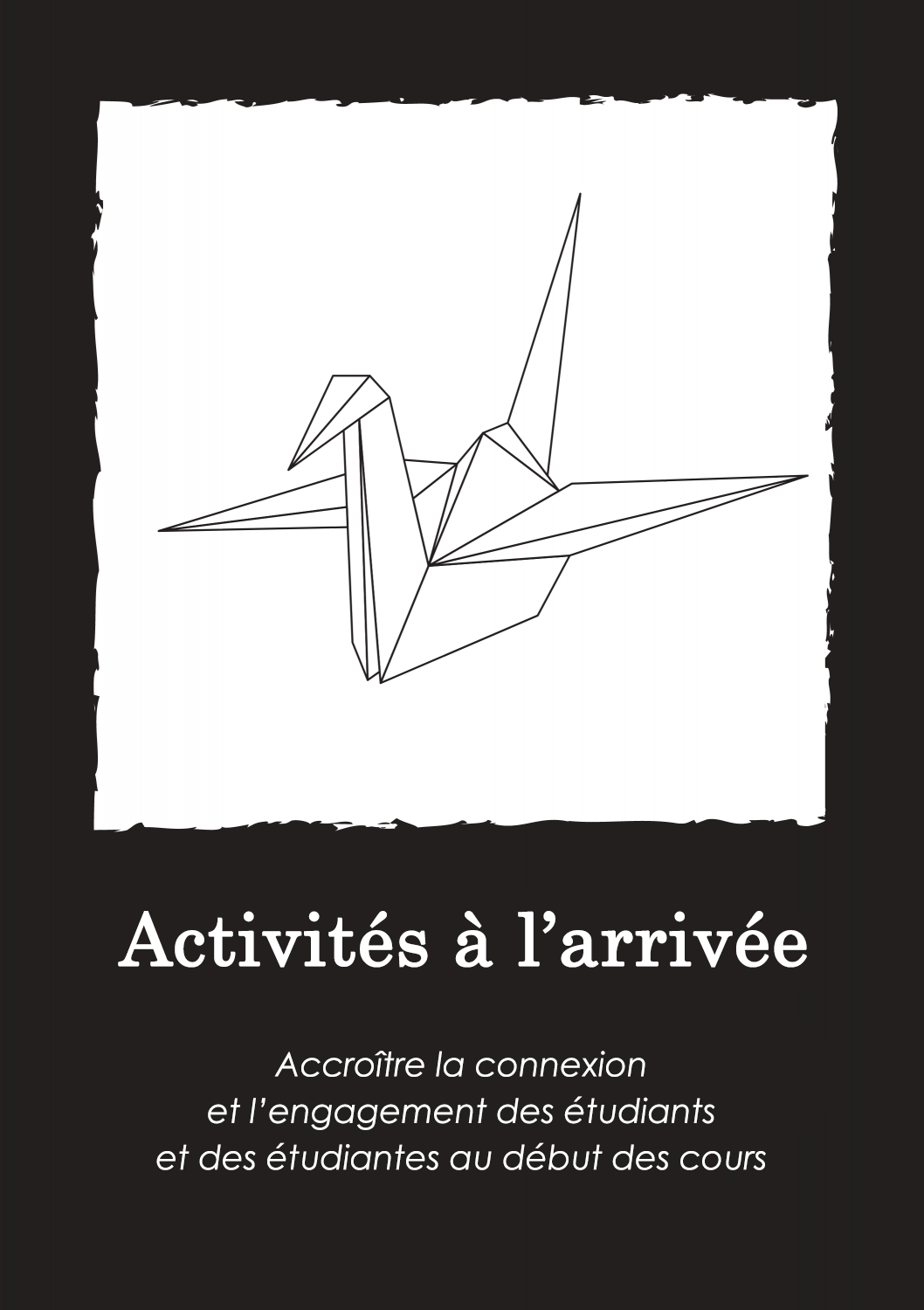 Page couverture de Activités à l'arrivée