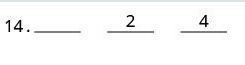 Step 3: Translate the words after ‘and’ into the number to the right of the decimal point. Write the number in the spaces – putting the final digit in the last place.” To the right of this, we have 14 followed by a decimal followed by a blank space followed by 2 and 4 on the other two previously blank spaces.