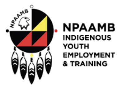 NPAAMB logo with text: NPAAMB Indigenous Youth Employment & Training