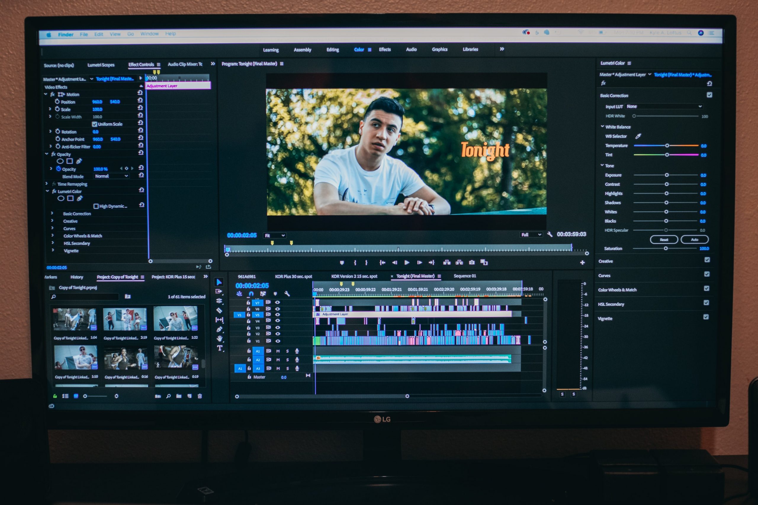 A video editing program screenshot