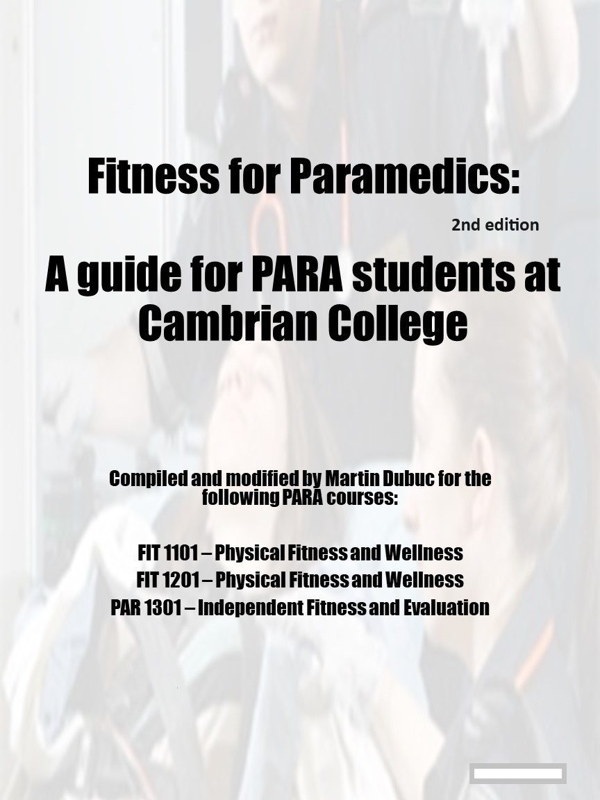 Cover image for Fitness for Paramedics: A Guide for Students at Cambrian College, 2nd Edition