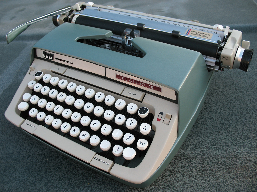 A classic-12 typewriter