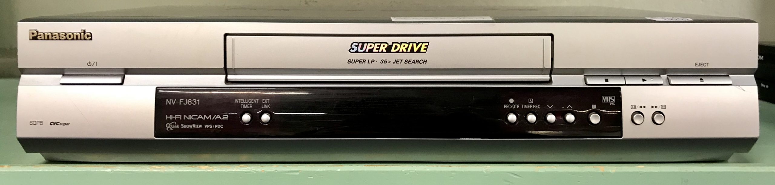 A Panasonic VCR