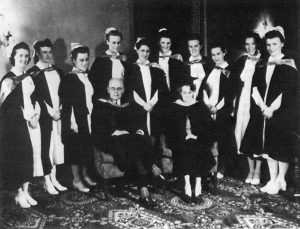 classe d’infirmier.ère.s diplômé.e.s, Université de la Saskatchewan, 1943, formation des infirmier.ère.s