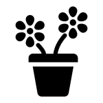 Representative icon of a plant inside a pot to identify Growth in SoTL (Meta-Knowledge) activities