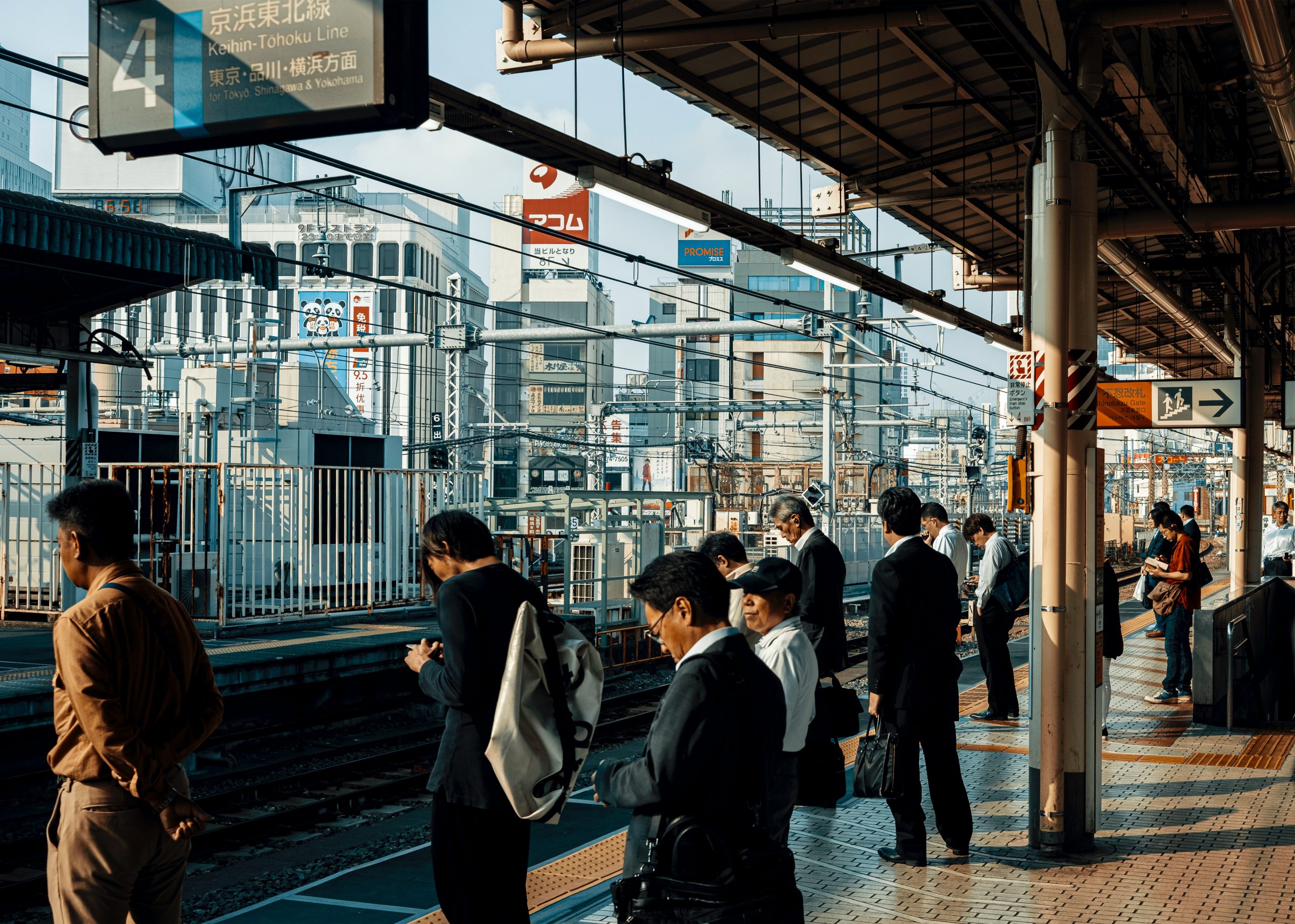 People on Train Station