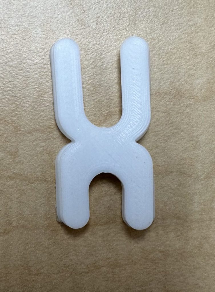 Top view of the 3D printed Chromosomes of Mitosis and Mieosis.
