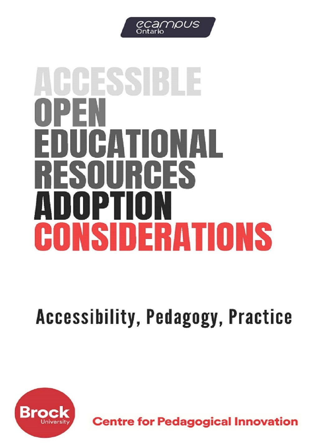 Cover image for Accessible Open Educational Resources Adoption Considerations