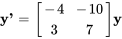 bb&quot;y&#039;&quot;=[(-4,-10),(3,7)]bb&quot;y&quot;