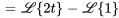 =\mathcal{L}{2t}-\mathcal{L}