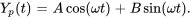 Y_p(t)=Acos(omegat)+Bsin(omegat).