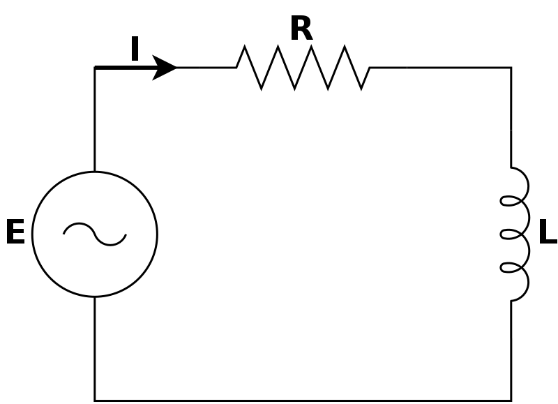 Fichier :AC RL series circuit.svg - Wikimedia Commons