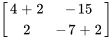 [(4+2,-15),(2,-7+2) ]