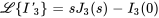 \mathcal{L}{I'_3}=sJ_3(s)-I_3(0)