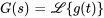 G(s)=\mathcal{L}{g(t)}