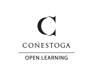 The Conestoga Open Learning logo against a white background.