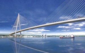Rendering of Gordie Howe Bridge