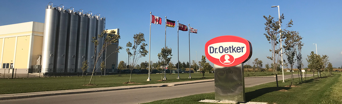 Dr. Oetker's manufacturing plant in London Ontario.