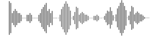 a graphical representation of a sound wave