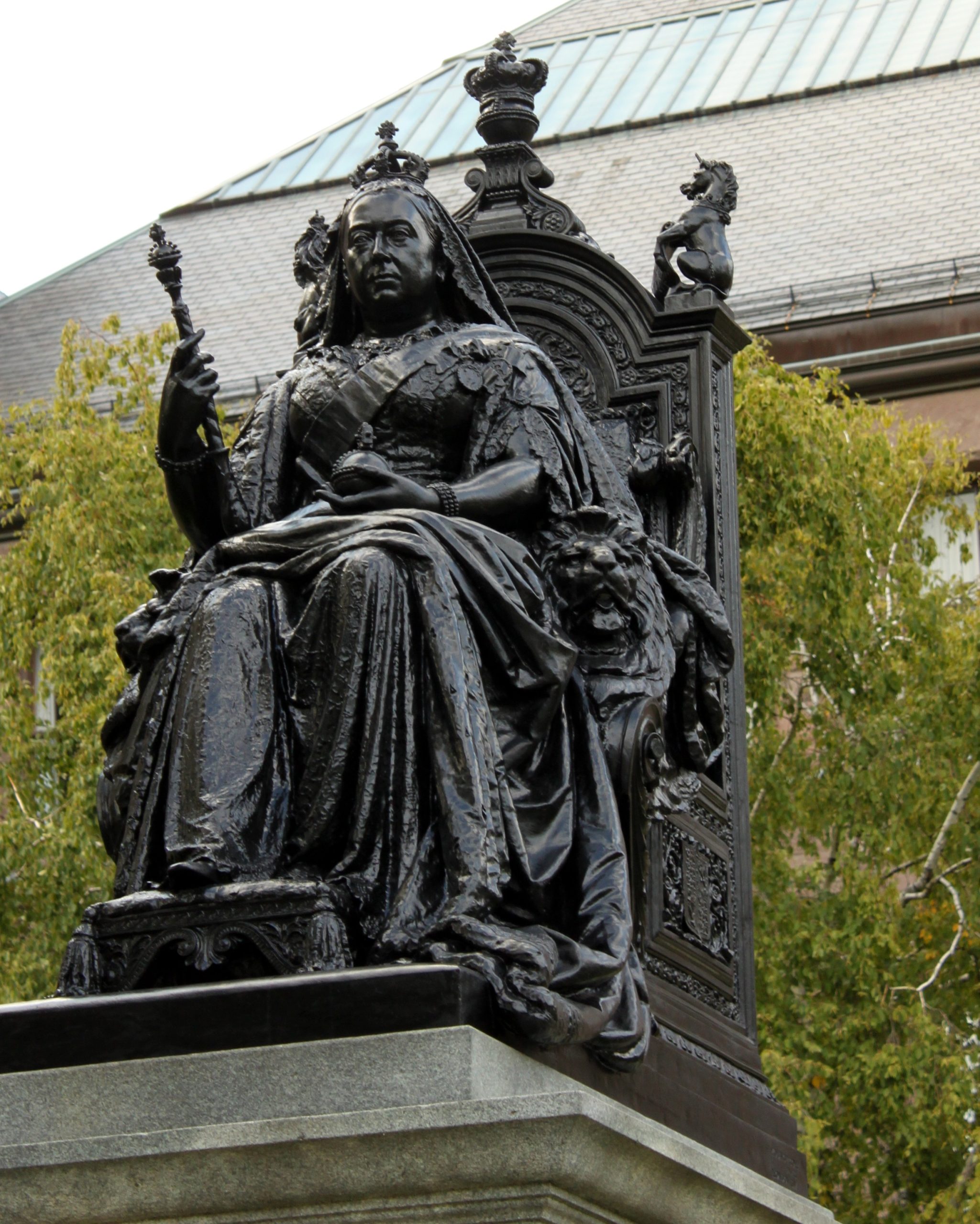 Statue of Queen Victoria at Queen's Park, Toronto.