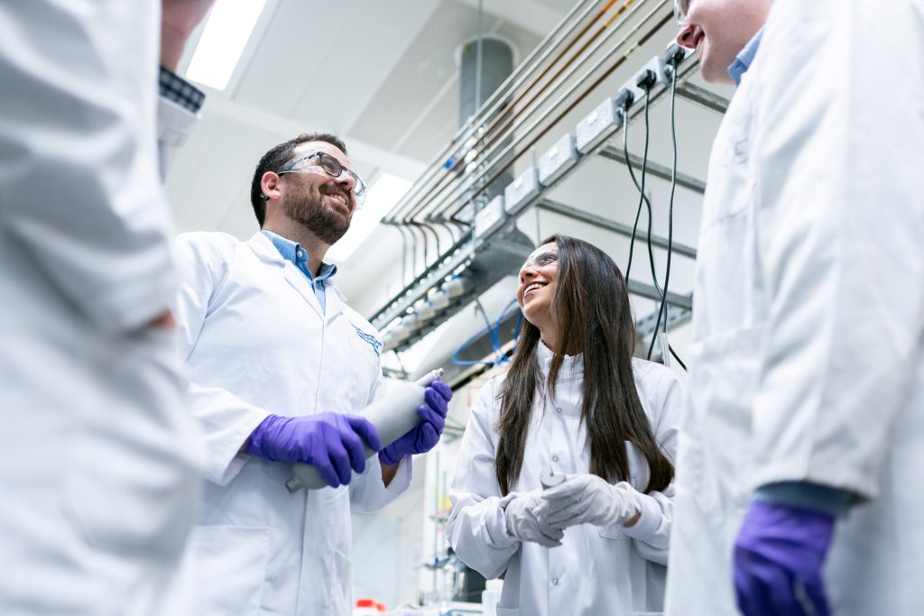 team of scientists