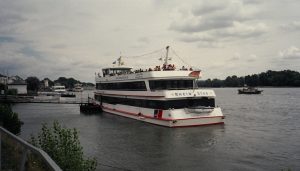 A boat on the Rhine River.