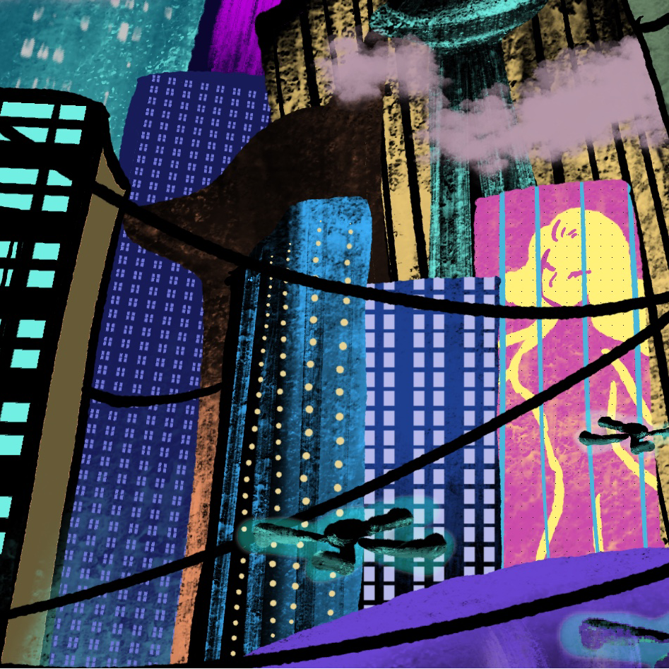 A cityscape
