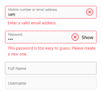 Form Feedback Example