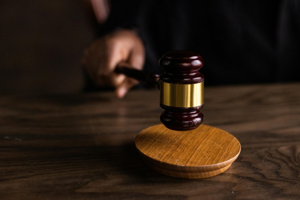 Wooden gavel