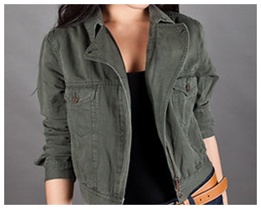 A light denim jacket.