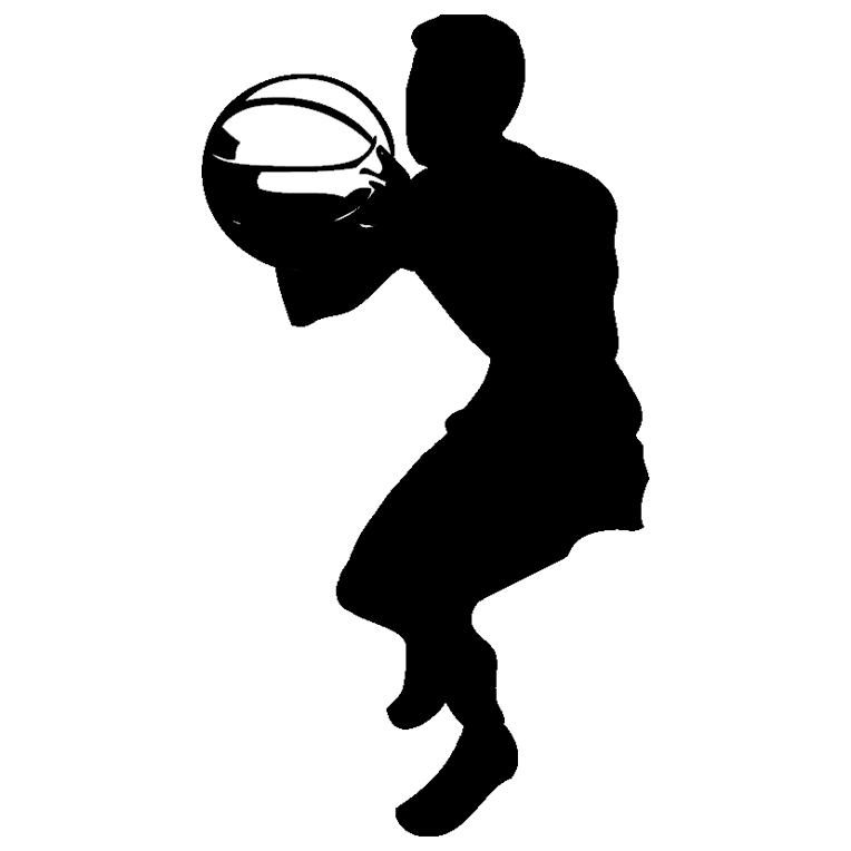 Icon of a person playing basketball.