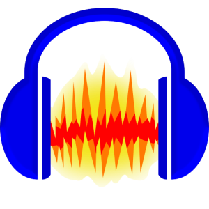 headphones with an audio track connecting each side to visualize sound.